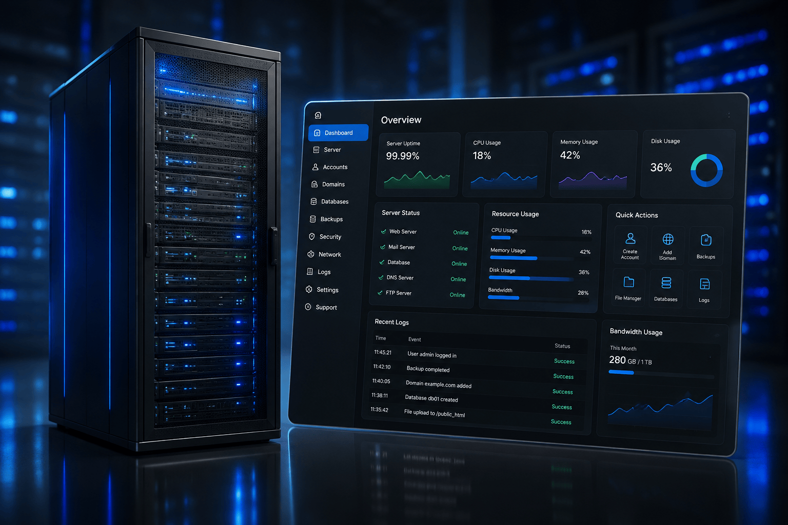 Server Control Panel